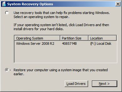 Windows Server 2008 R2 Backup